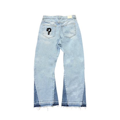 FLARED JEANS - BLUE