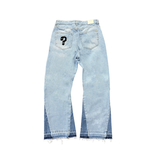 FLARED JEANS - BLUE